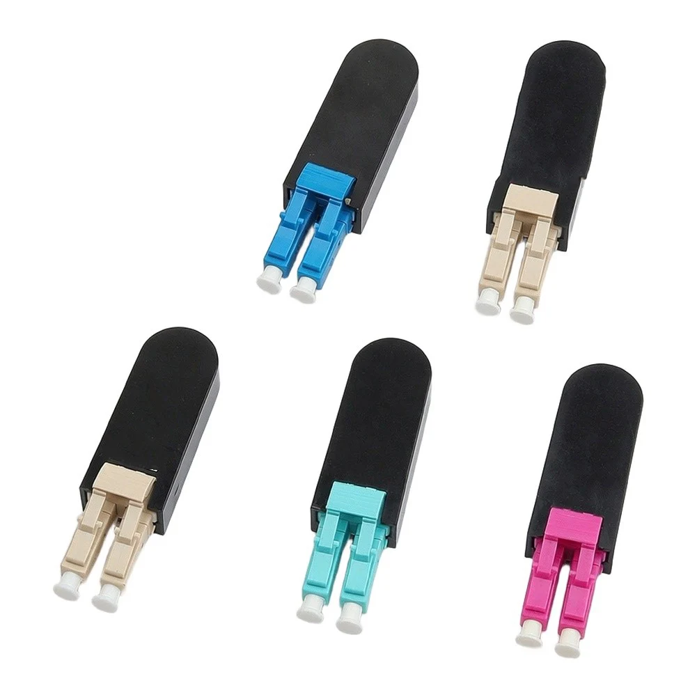 Fiber for optic LC UPC Loopback Adapter Compatible with Single Mode and Multi Mode Applications for Network Diagnostic Use