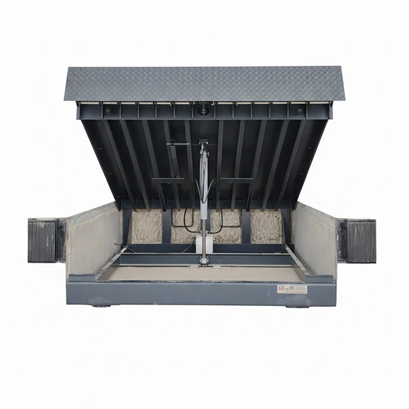 고성능 플립 립 도크 레벨러 600mm 수직 이동 범위 물류 센터용 적재 장비