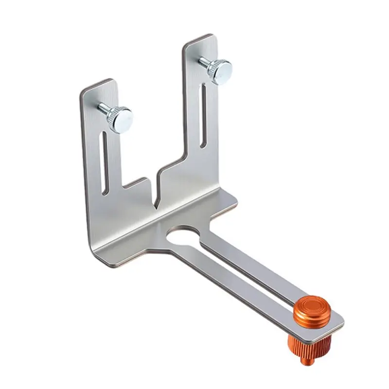 Adjustable Stainless Steel Laser Level Wall Mount Bracket Multi-Function For 1/4" 5/8" Connector Support