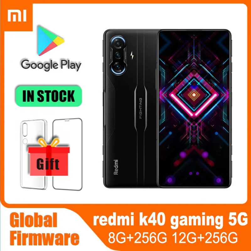 Xiaomi Redmi K40 Gaming 5G Global rom Original Cellphone Smartphone Android 11 Octa Core Global ROMFast Charging used phone