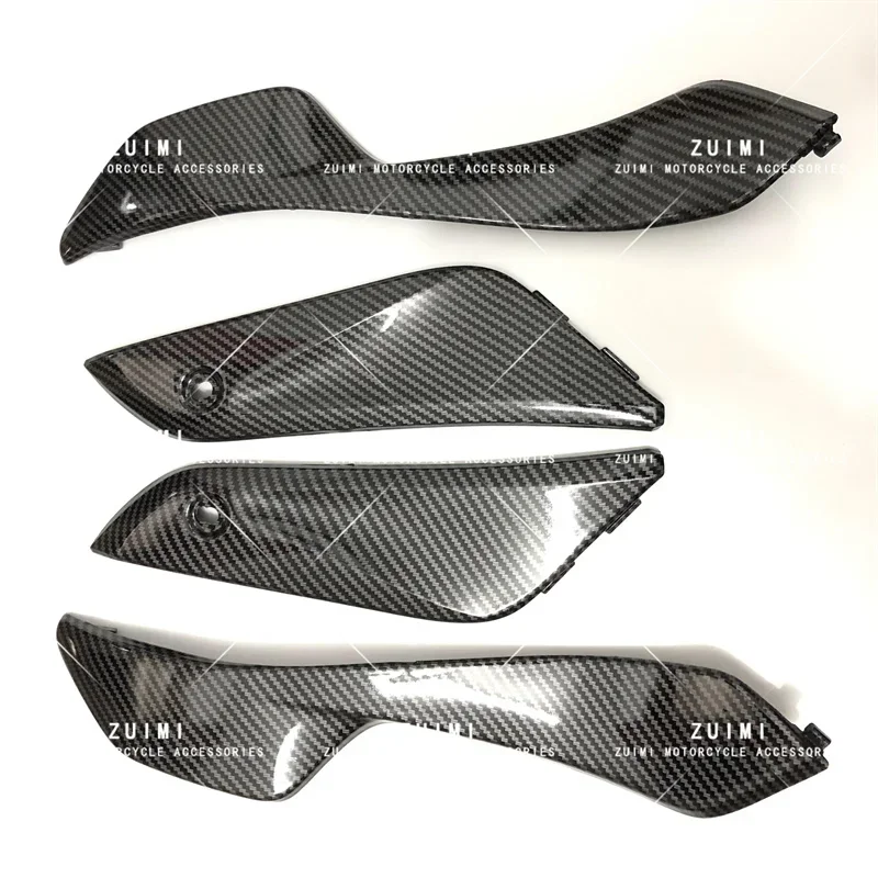 Carbon Fiber Painted Fairing Motorcycle Left Right Tank Side Cover panel For Fit HONDA CBR1000RR 2004 2005 2006 2007