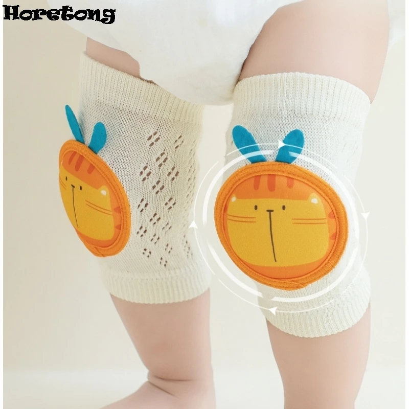 Kids Girl Boy Crawling Elbow Toddlers Baby Knee Pads Safety Kneepad Protector Leg 3D Cartoon Cushion Legging Infants Children