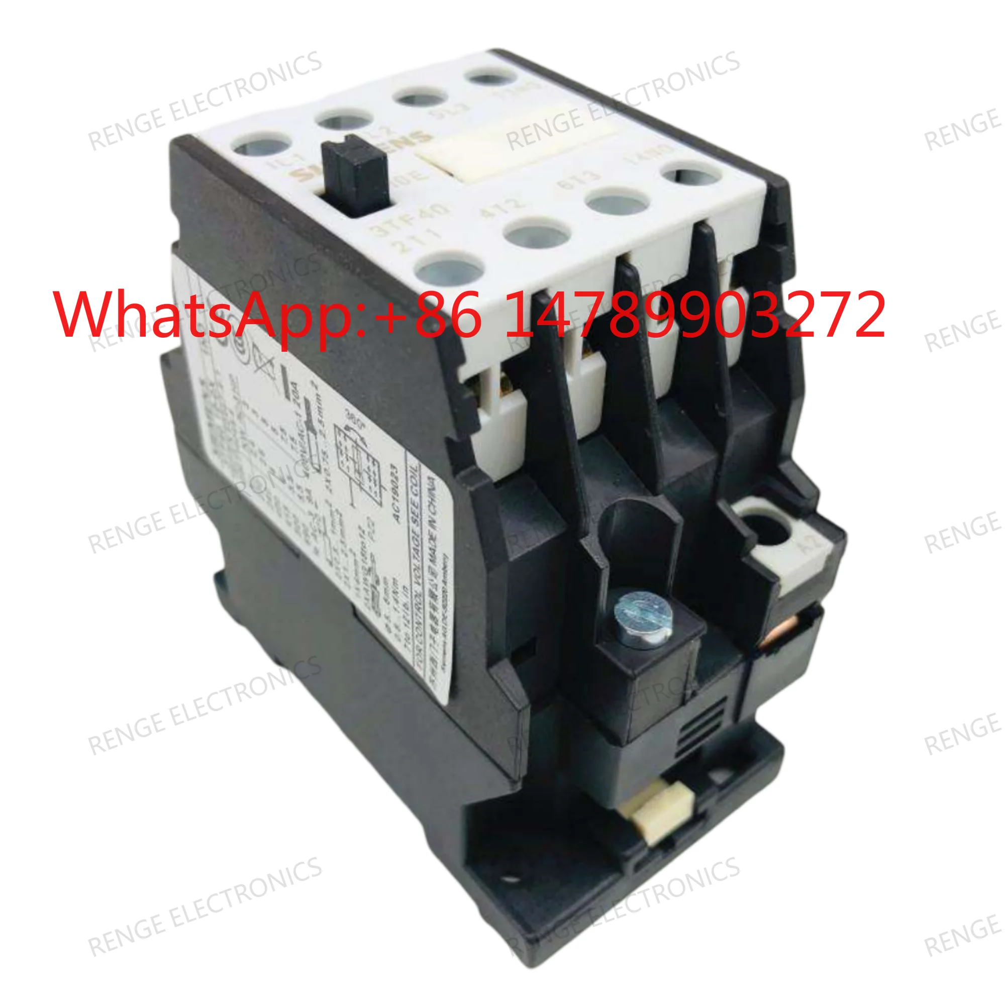 3P magnetic contactor 9A screw terminal 1NO auxiliary contact din rail motor starter control part
