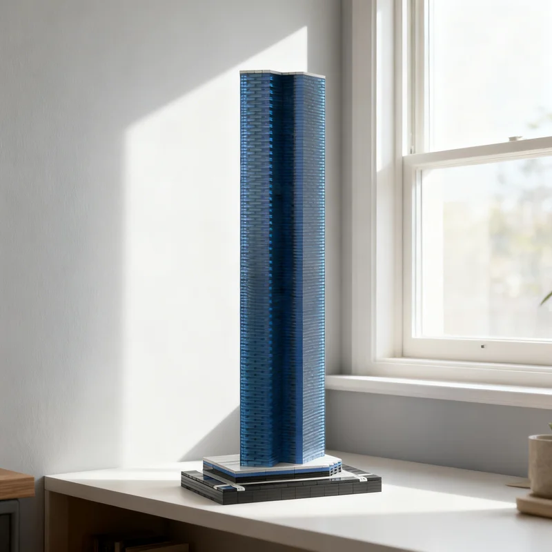 

2900pcs MOC One Manhattan Square At 1 650th Scale Architecture Model Building Blocks Architecture Toy Christmas Gifts Brick Kids