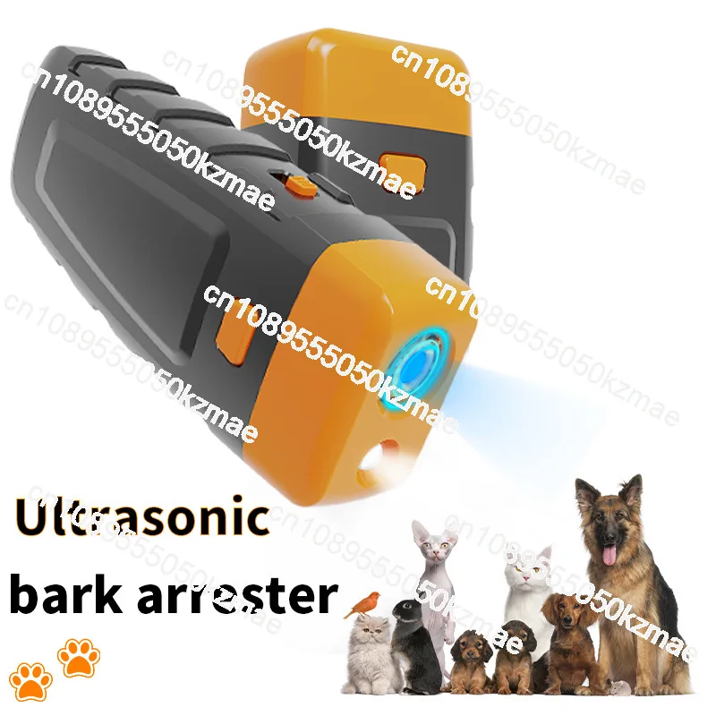 

IN STOCK 2025 HOT SELL Portable Pet Barking Stopper LED Flashlight Ultrasonic Dog Trainer, High Power Trainer