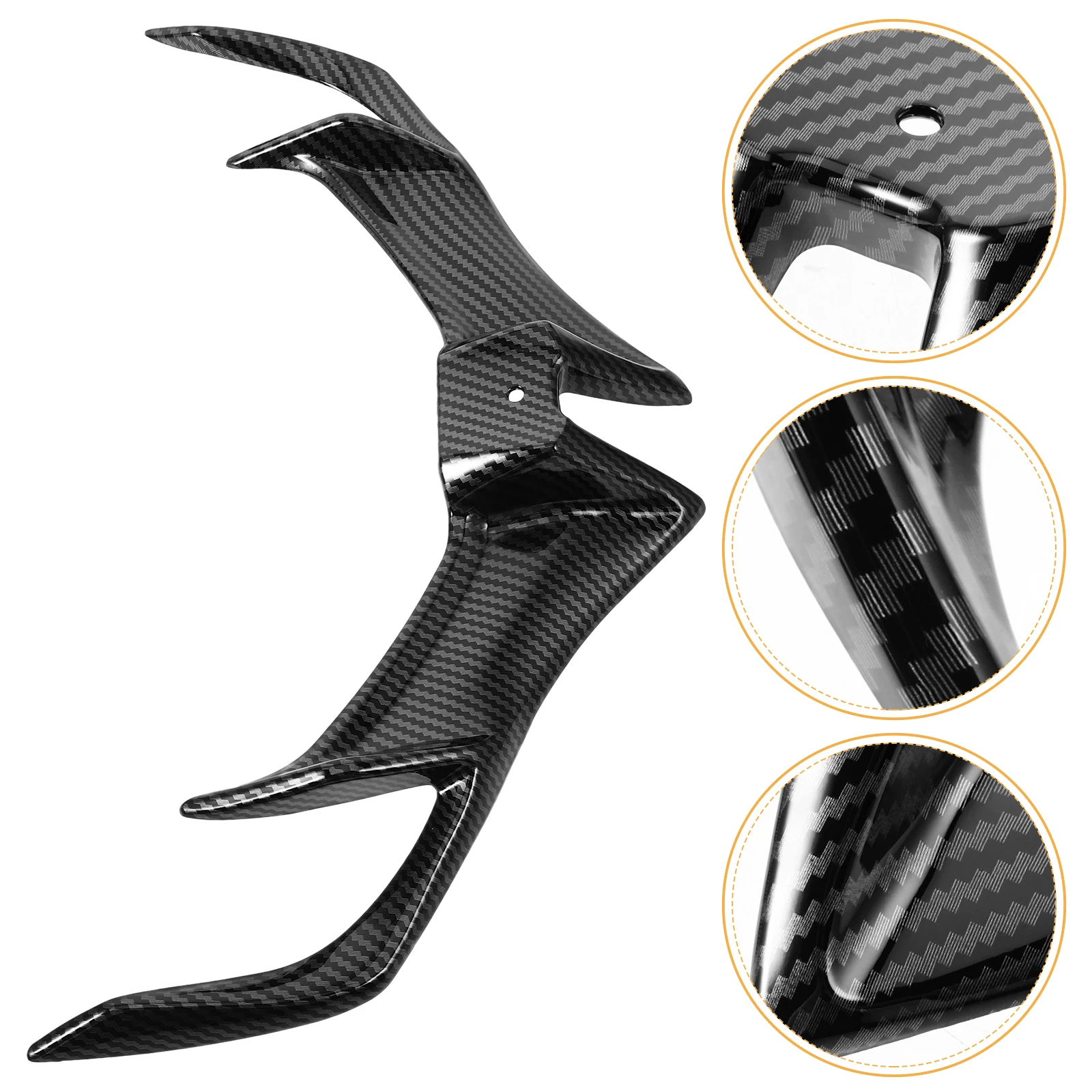 

Stylish Motorbike Decorative Spoiler Fairing For Motorcycle Durable Install Universal Fit Accessories
