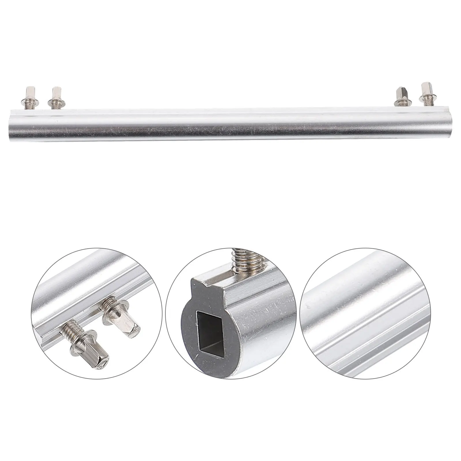 

Double Kick Pedal Drive Shaft Metal Drum Linkage Bar For Bass Drum Kit Durable Replacement Connecting Rod Accessory