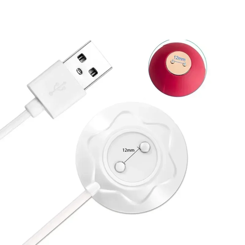 For Rose Massager Replacement Toy Charger Standing Magnetic Adapter Fast Charging USB Cable Cord Replacement Base Dock Station
