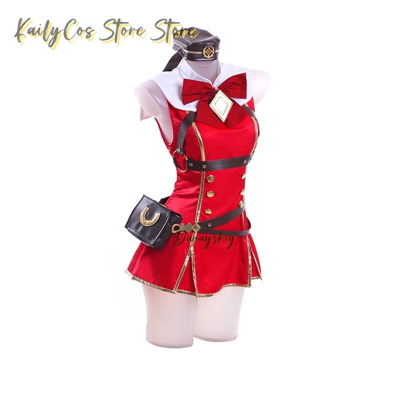 ชุดคอสเพลย์เรือทอง พร้อมวิกผม หมวก หู หาง ชุดสีแดง ชุดนักเรียน ชุดเซ็กซี่สำหรับผู้หญิง ชุดฮาโลวีน ชุดคริสต์มาส