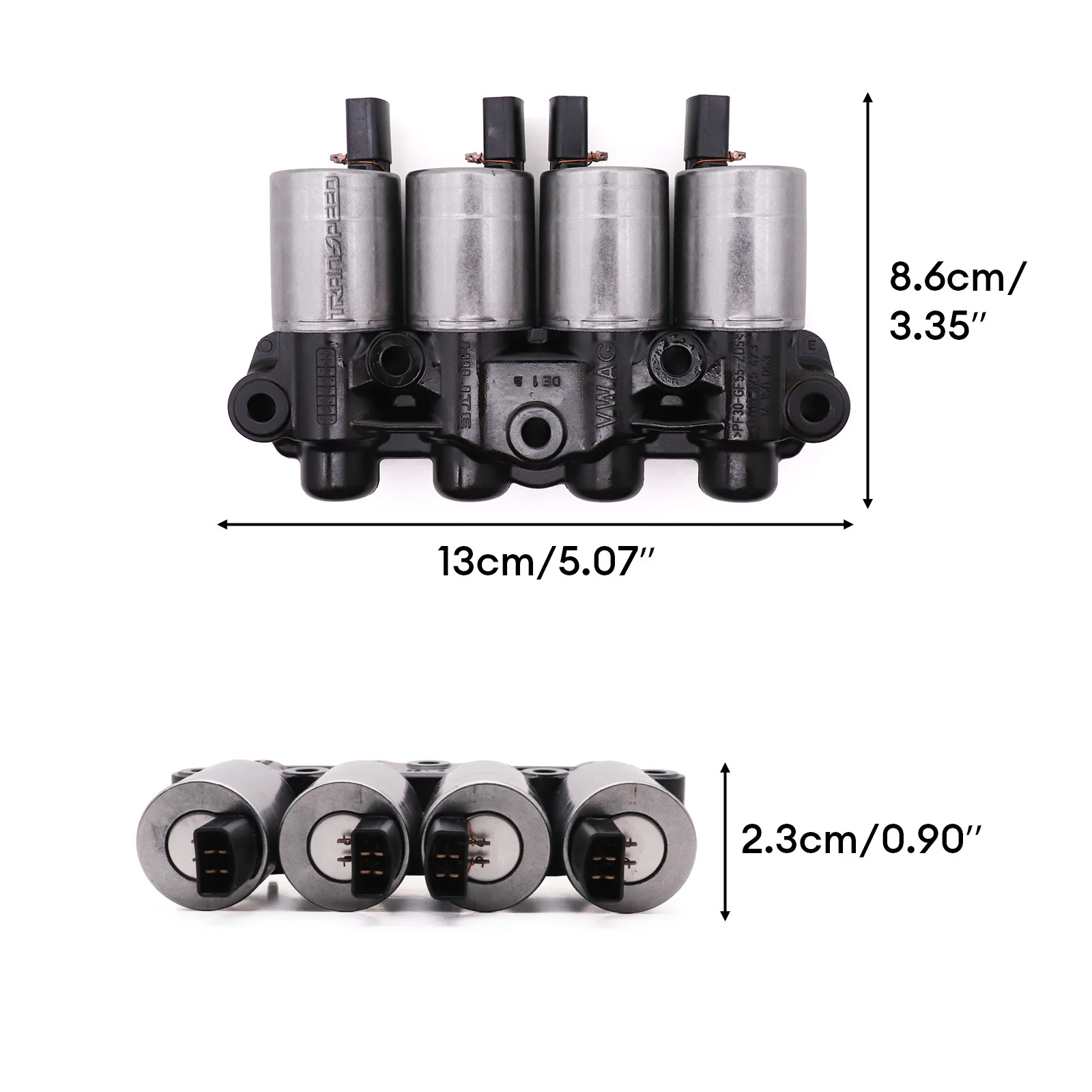 TRANSPEED 0AM DQ200 DSG Automatic Transmission Solenoid Valve Kit Generation 4 Pieces for VW SEAT SKODA