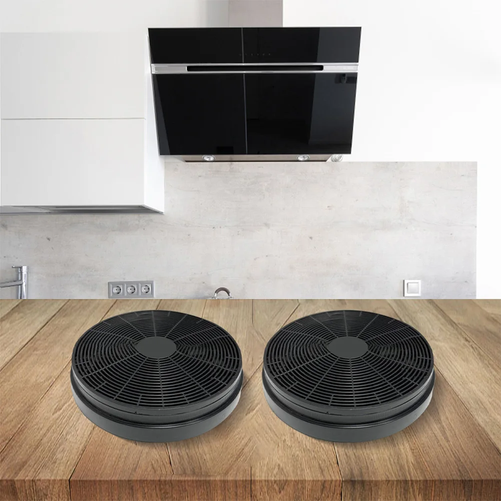 Oil Smoke Filter Net Kitchen Household Range Hood Activated Carbon Smell Control & Easy Install 175mmx35mm For Range Hoods Parts