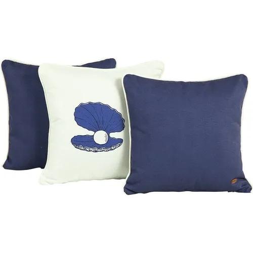 Lux Vie Marin Pearl Mussel Pillow decorate