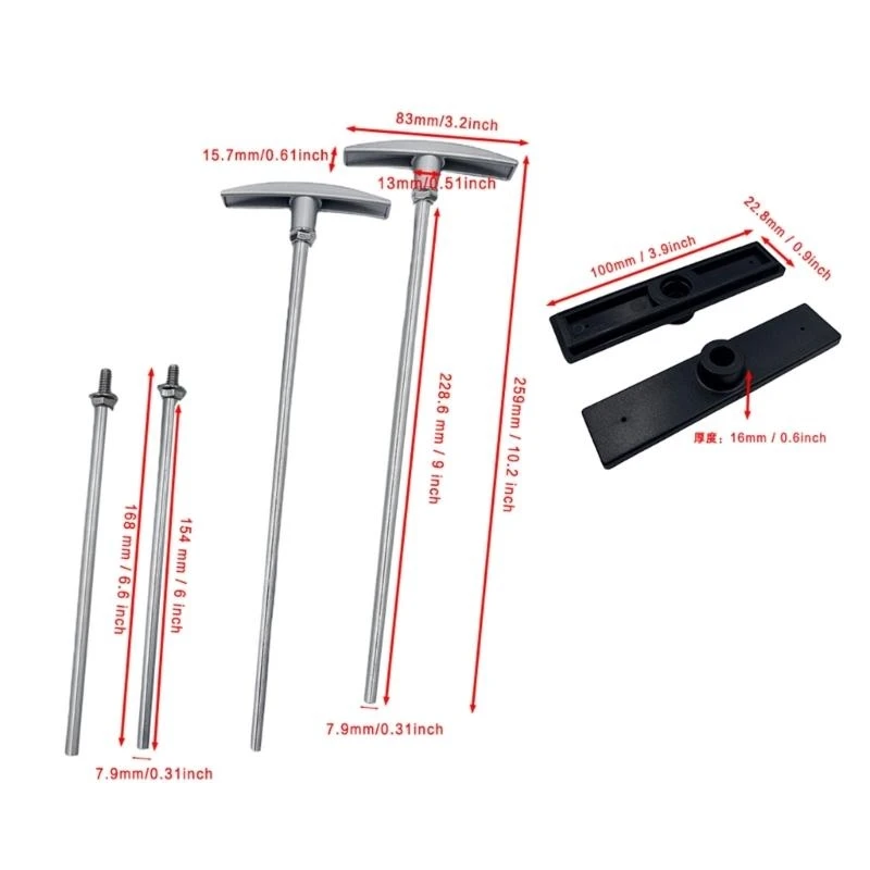 Atualizações do sistema esgoto do motorhome com válvulas resíduos 6 e 9 polegadas manipula extensão