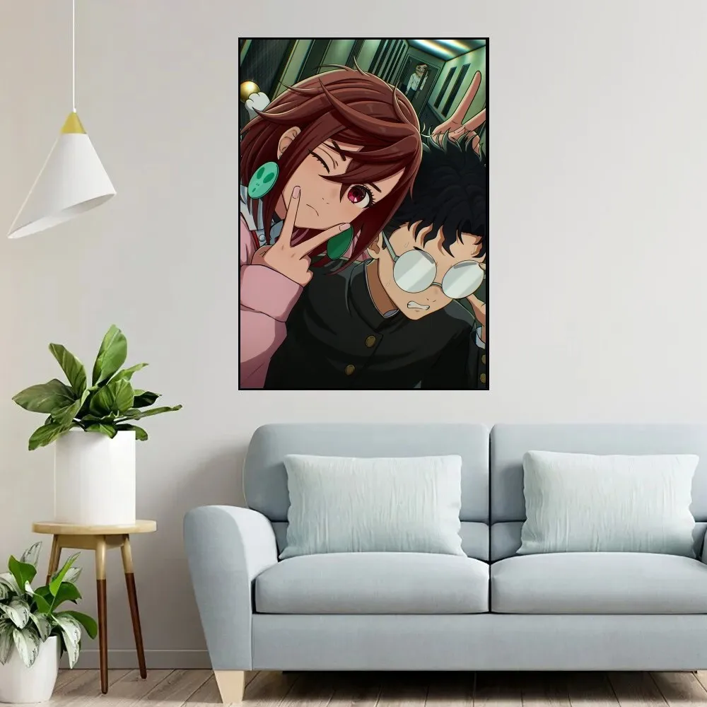 Dandadan Anime Poster Fancy Wall Sticker for Living Room Bar Vintage Decorative Painting Middle