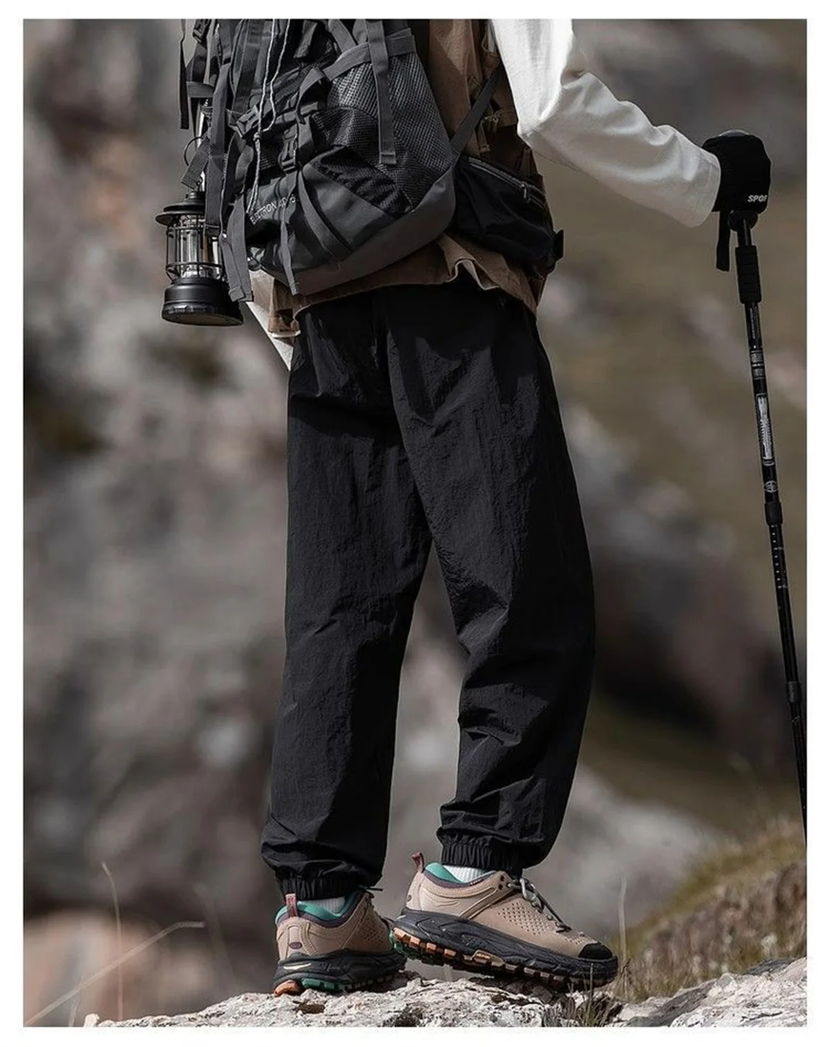 Vintage Baggy Hiking Cargo Pants Men Casual Sport Jogging Sping Summer Parachute Pants Outdoor Wide Leg Trousers - view 5