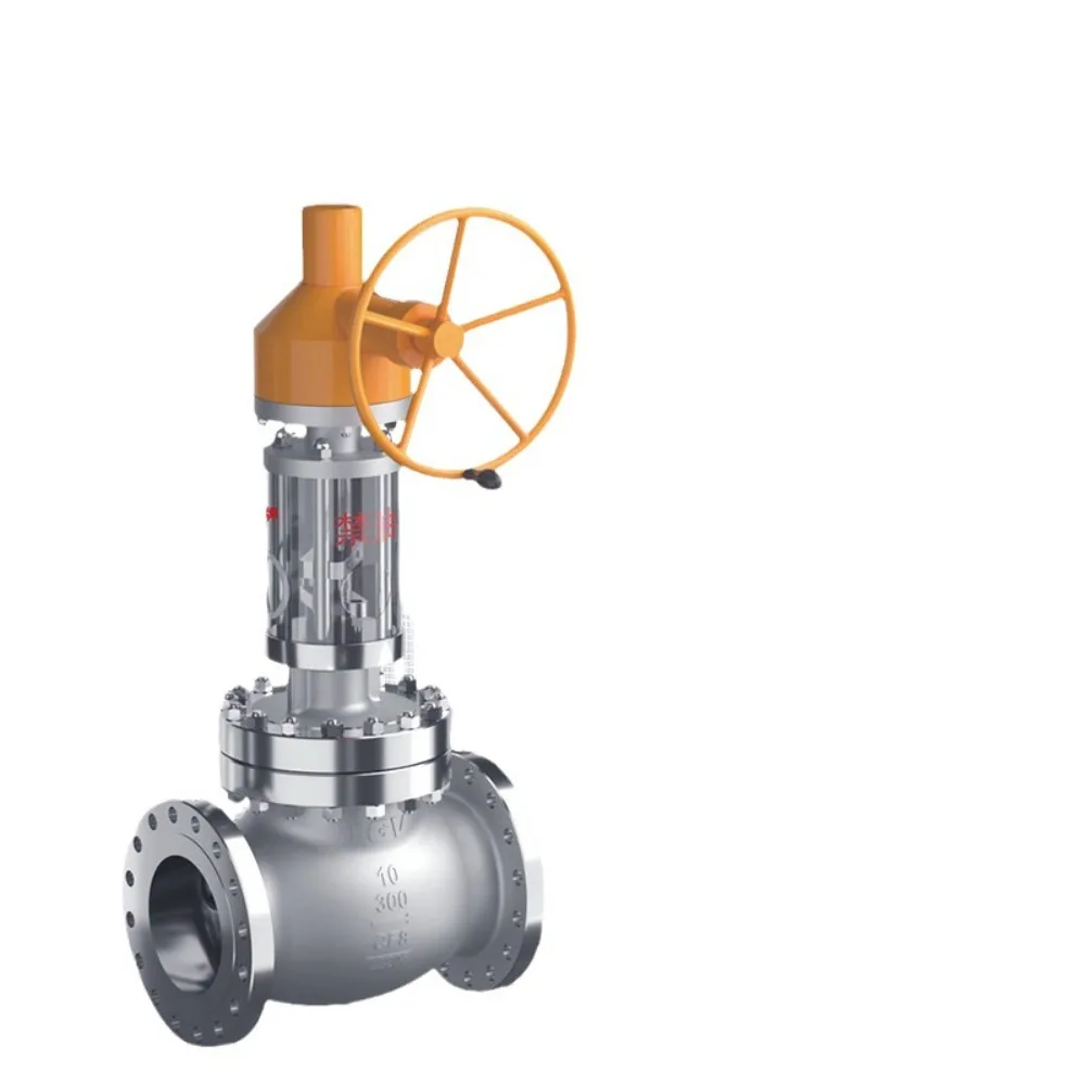 Válvula de compuerta de brida manual de acero inoxidable 304, puerta de varilla abierta de acero inoxidable, puerta Su de tipo recta