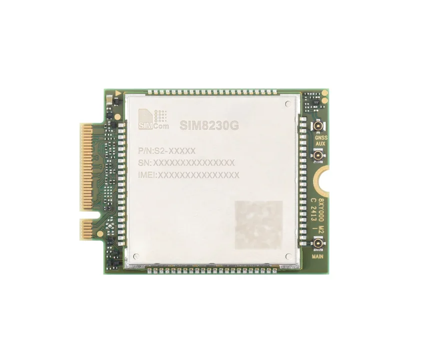 VivaCSIM8230G-M2 5G RedCap Module, 220Mbps, M.2 Form, AT Command Compatible With SIM7600/8200/8260 Series