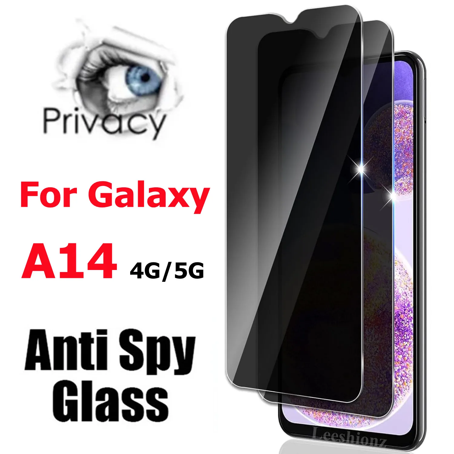 For Samsung Galaxy A14 4G/5G Privacy membrane Anti Spy Screen Protector Privacy Glass Film