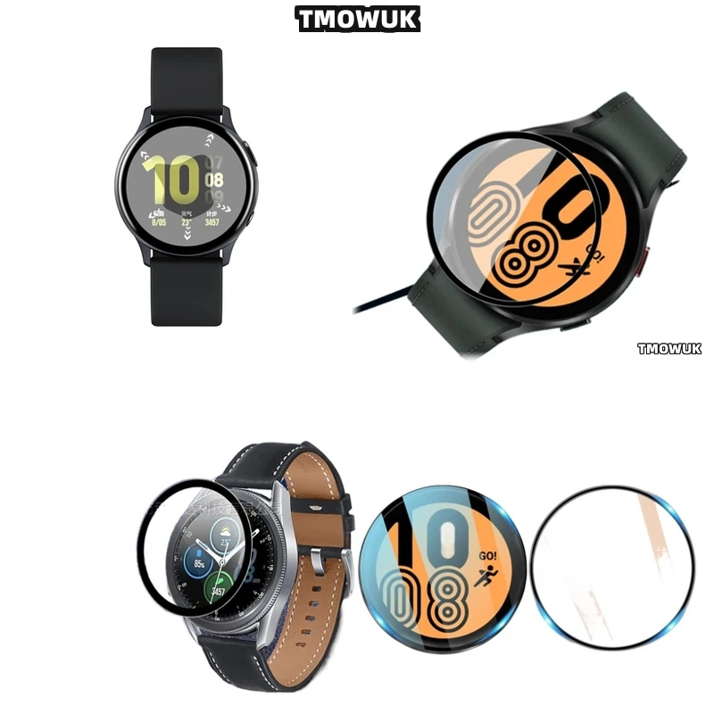 

For Samsung Galaxy Watch 4 5 6 7 Ultra FE PRO 47 44 43mm 40mm - Durable Soft Flexible 3D Curved Screen Protector