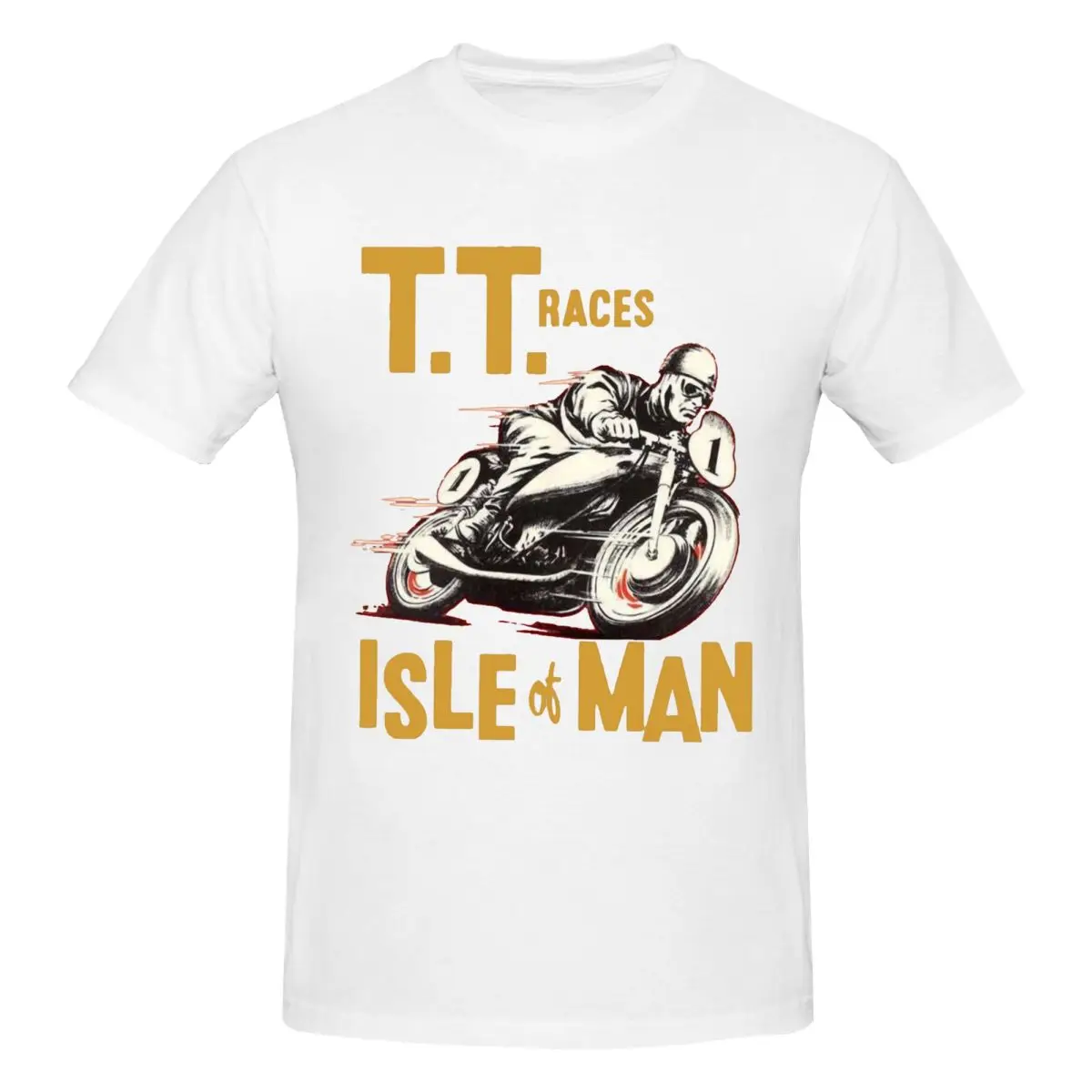 Isle Of Man TT Motorcycle T Shirts Graphic Y2K Unique Short Sleeve T Shirt For Men Women Tops