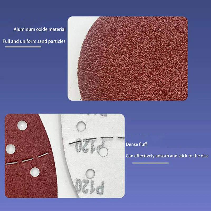 

60 шт. треугольных шлифовальных кругов с 6 отверстиями, зернистость 40/60/80/120/180/240, для шлифовальных машин Multi-Grip — идеальная треугольная наждачная бумага на велюровой основе