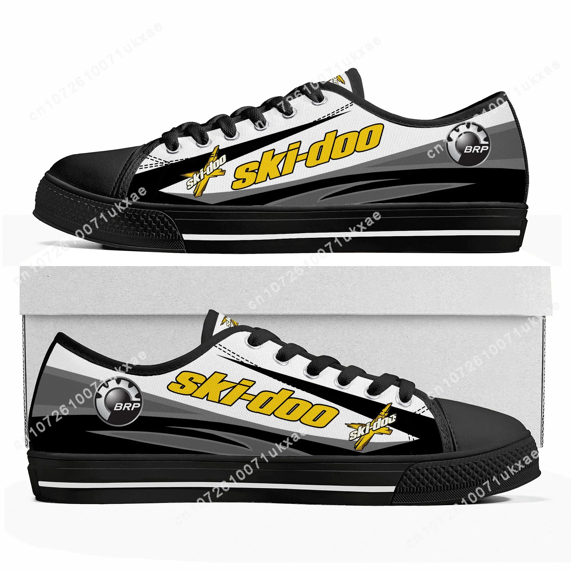 Ski-doo Shoes Low Top Sneakers Mens Womens Teenager High Quality Canvas Sneaker couple Casual Shoes Custom Made DIY Shoe