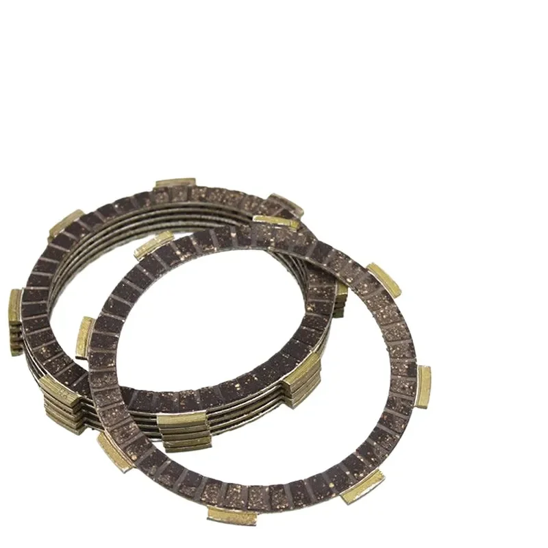 High Quality Clutch Friction Plates Steel Backing Compatible with LONCIN CG125 CG150 Zongshen Lifan QJ Tricycle Engine Parts