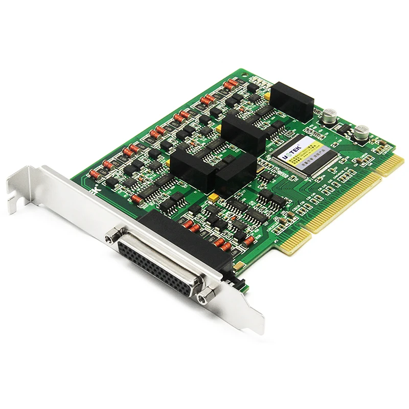 UOTEK Industrial Grade PCI to RS-485 RS-422 Serial Card RS485 RS422 4 Ports High Speed DR44 Expansion Converter UT-724I