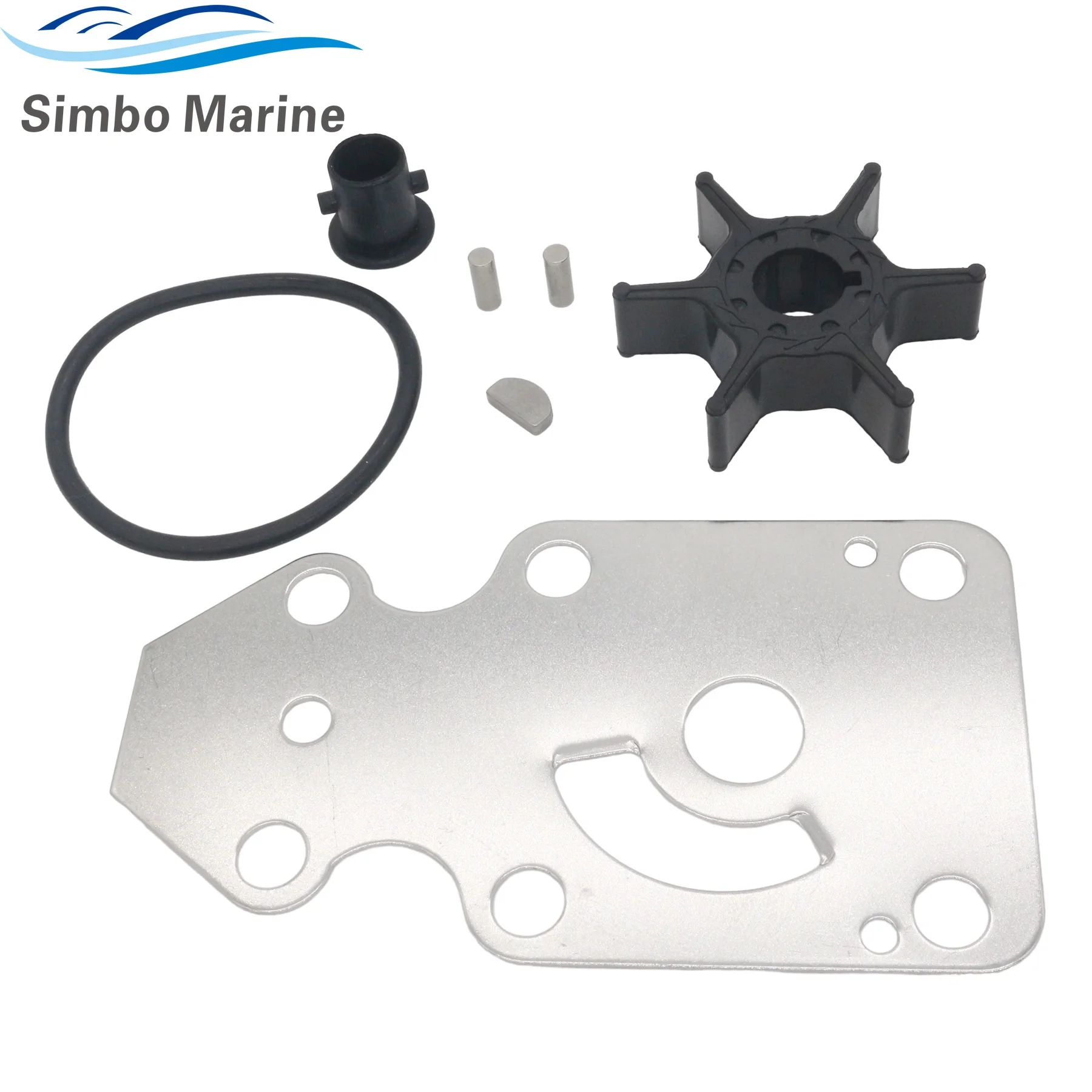 

Water Pump Impeller Service Parts Kit Compatible with Yamaha 4 Stroke F 9.9 To 20 HP Outboard Motors 6AH-W0078 -00 -01 -02