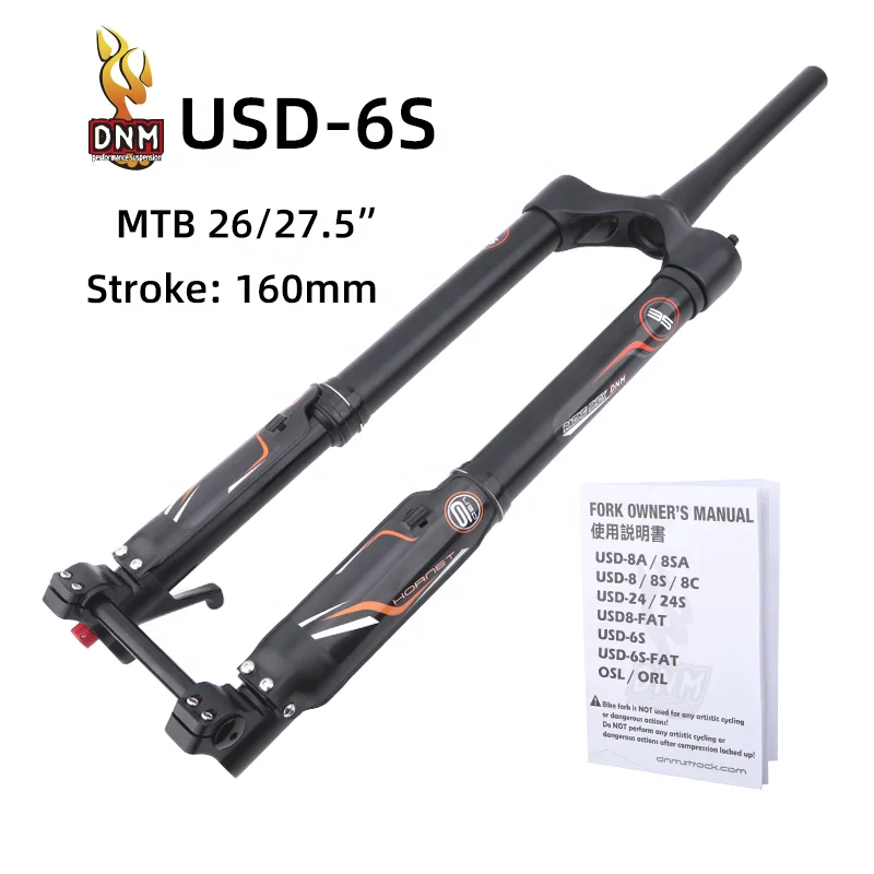 DNM USD-6 mountain bike Front Fork damping adjustment barrel shaft BOOST 110mm*15mm 26