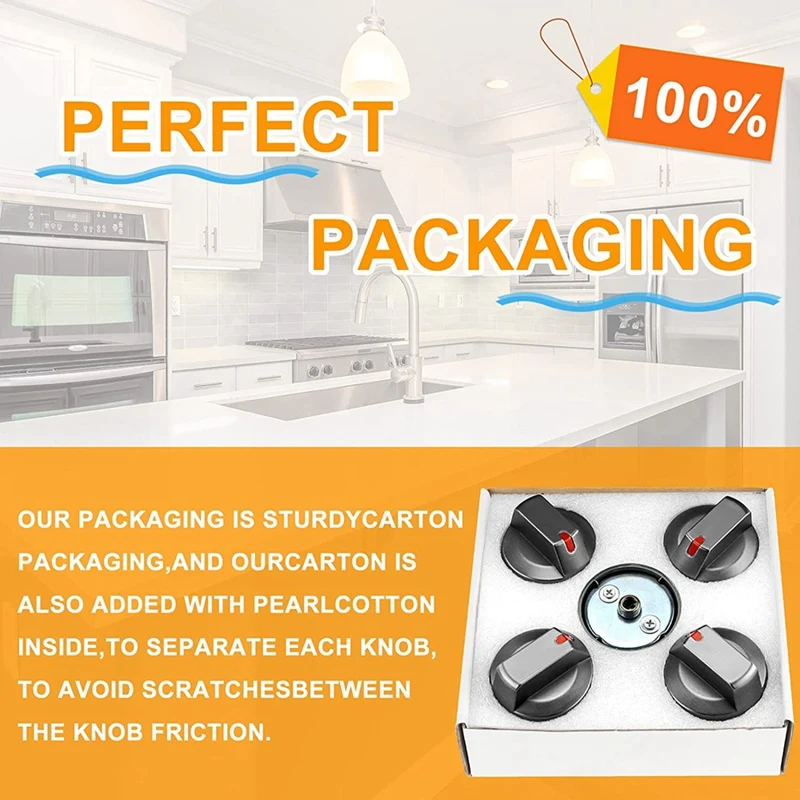 1Pcs DG64-00473B Black Knobs Replacement Stove Gas Range Knobs For NX58M6850SG,NX58J5600SG,NX58J7750SG image 4