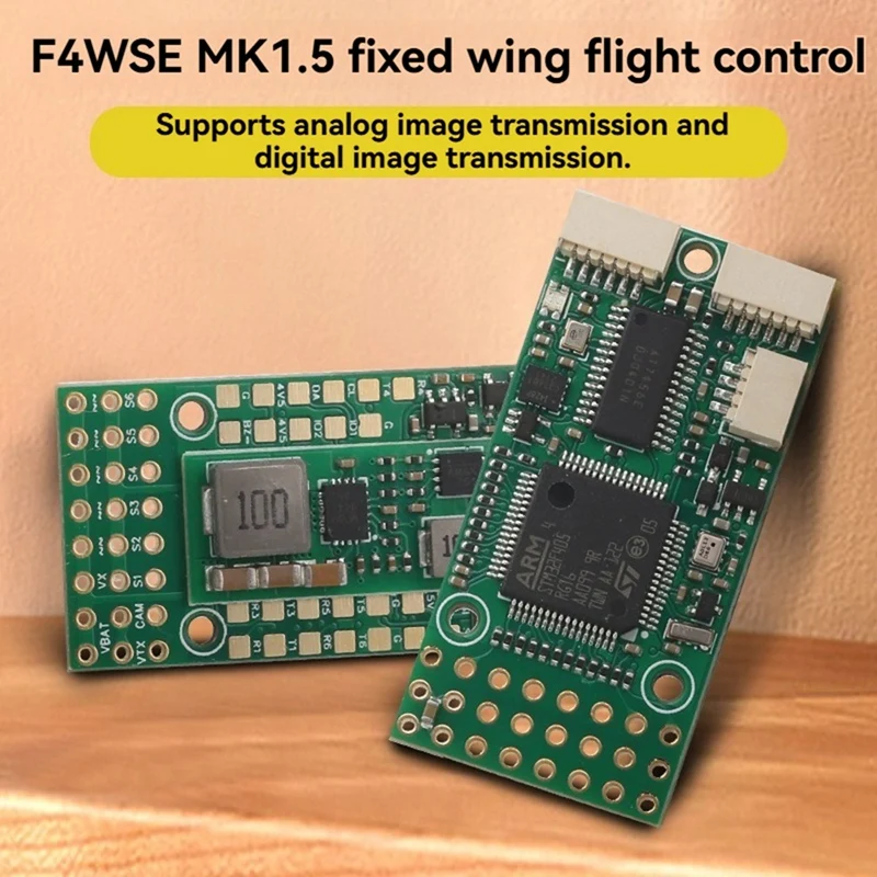 F4WSE MK1.5 Fixed Wing Flight Controller 2-6S Support Analog/Digital VTX /INAV Firmware for RC FPV Airplane-DTD2
