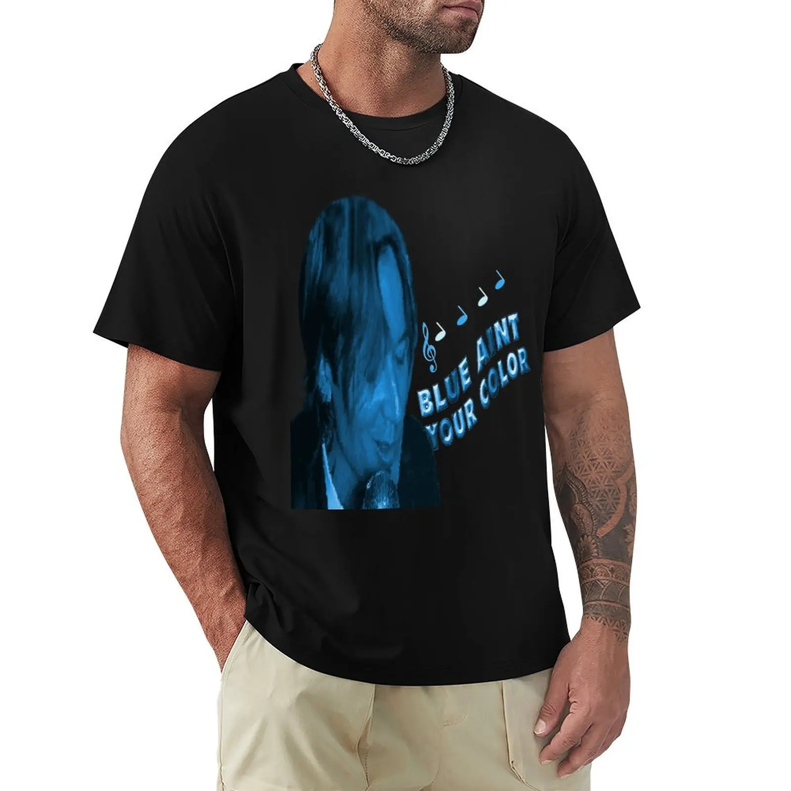 Blue Aint Your Color T-Shirt Basic Short Sleeve T-Shirt for Men