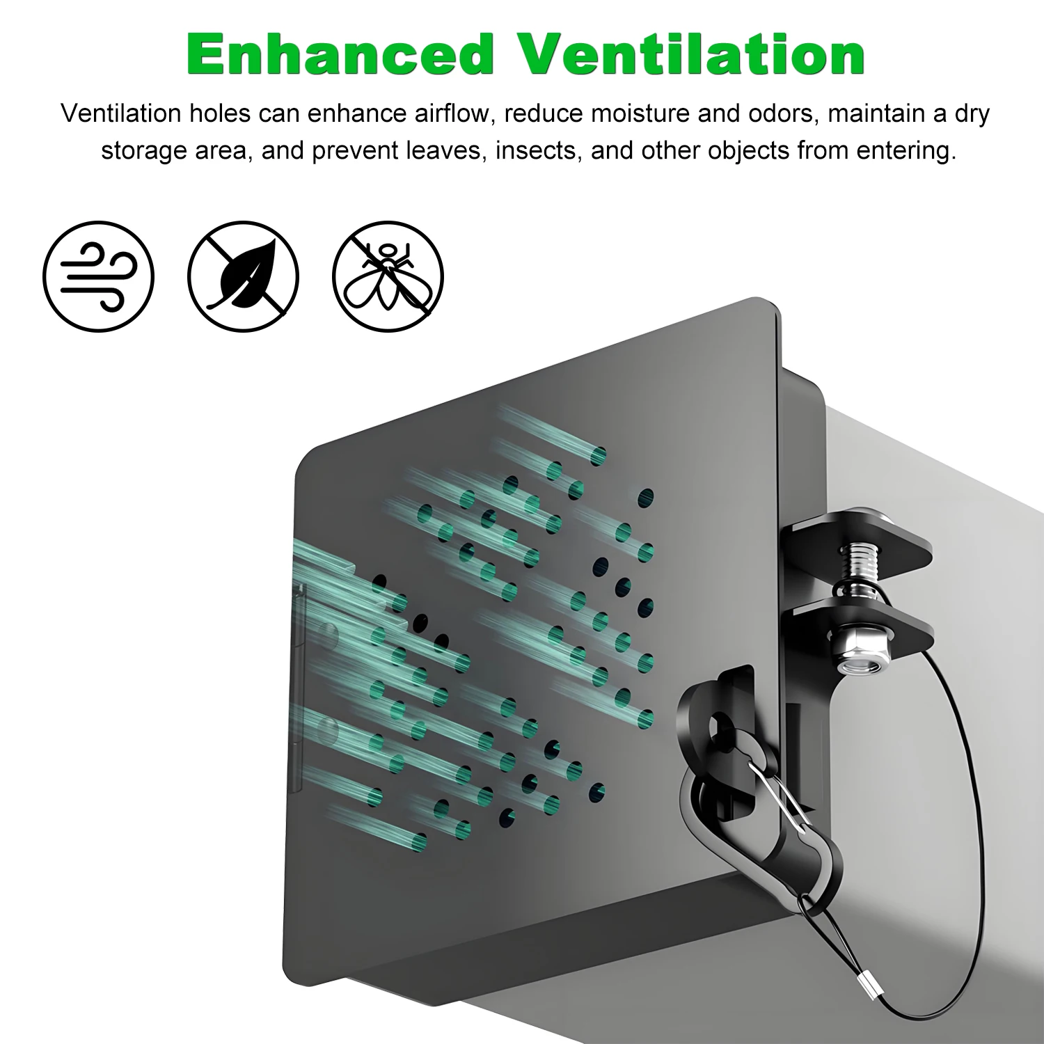 الألومنيوم RV الوفير نهاية غطاء 2 حزمة 4 بوصة مصدات مربعة مع عدم الحشرات فتحات تنفيس خرطوم المجاري دعم تخزين يغطي يناسب العربة