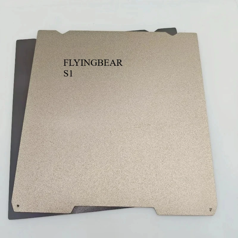 3D-принтер FLYINGBEAR S1, материнская пластина с текстурой PEI с покрытием для FLYINGBEAR S1 InfiMech TX, лист пружинной стали, нагревательная кровать