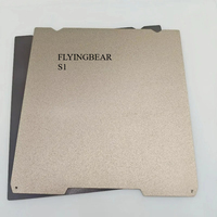 FLYINGBEAR S1 3D Printer PEI Coated texture Build Plate For FLYINGBEAR S1 InfiMech TX Spring Steel Sheet HeatBed