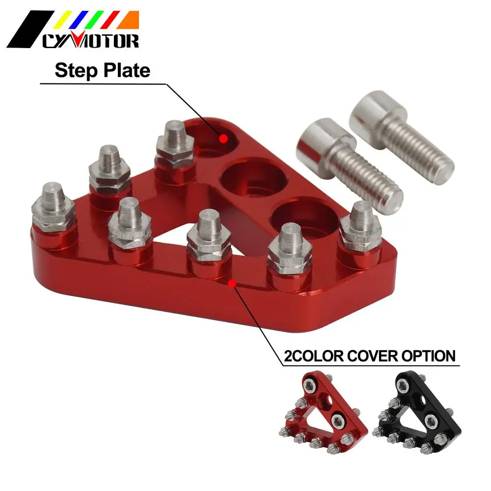 

Motorcycle Rear Folding Brake Pedal Step Tip Plate Step Plate For KTM XC SX XCF SXF XCW EXC 125 150 250 300 350 450 Dirt Bike