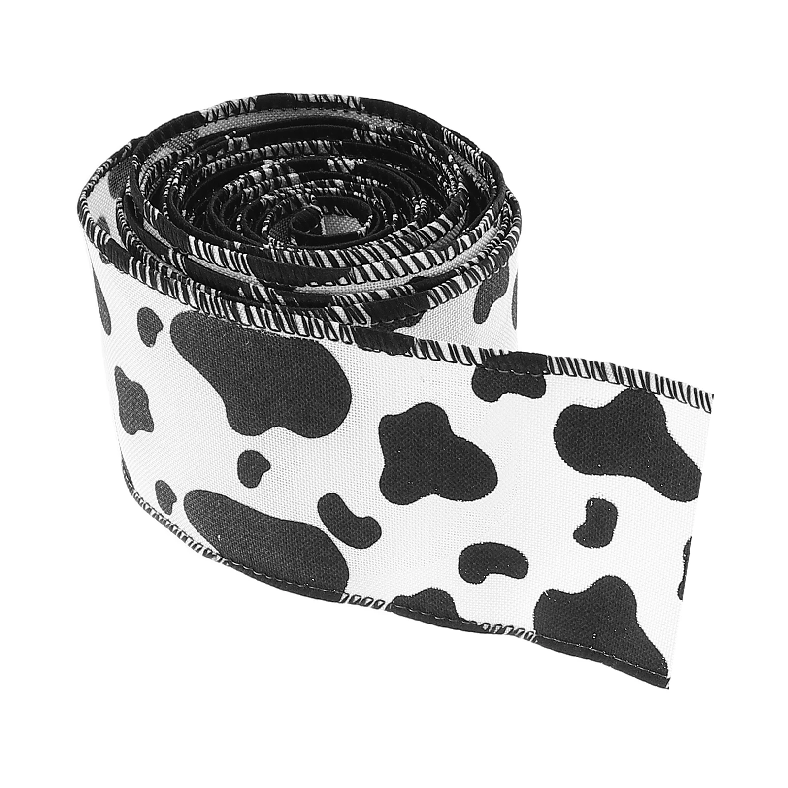 

5 Yards Cow Spot Pattern Farmhouse Style Rustic Wrapping Ribbon For Diy Crafts Present Wrapping Party Decorations Durable