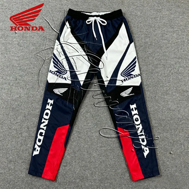 

2026 Honda Racing New Design Motorcycle Suit Men's Outdoor MOTO Off Road Mountain Bike Speed Drying Pants Sports Sunscreen Pants