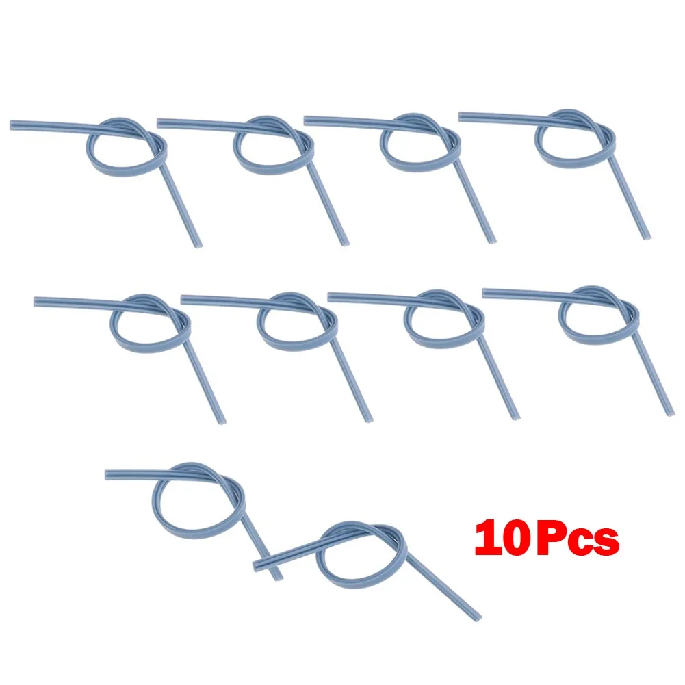 10Pcs T-Solder Iron Tip Hot Press Rubber Cable Kit For Electronics LCD Screen 27cm Length 5mm Width Double Track Repair Tools