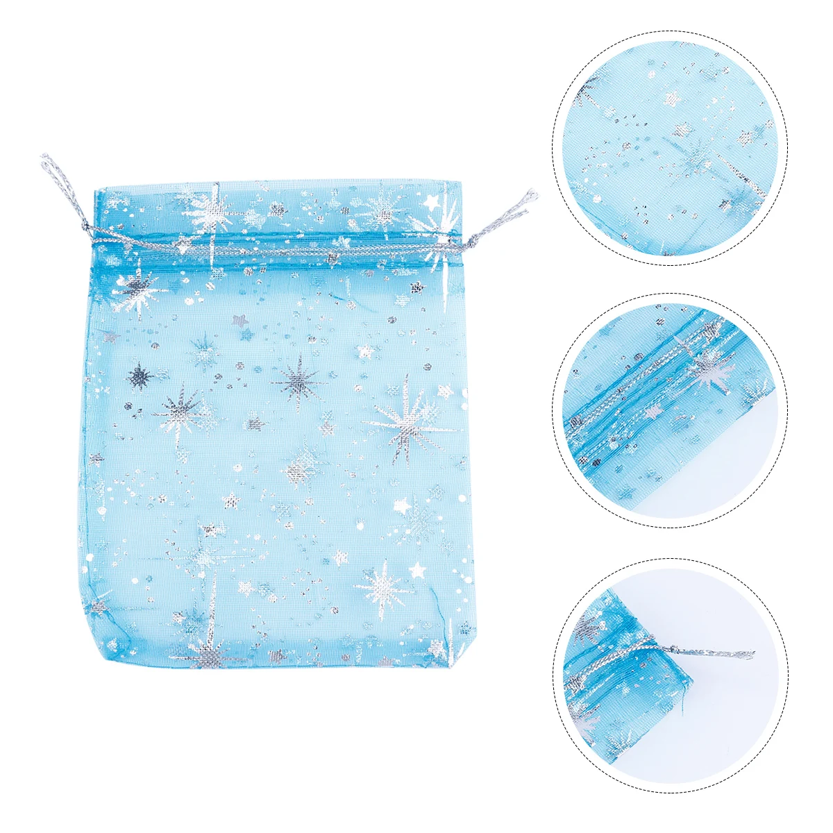 

50pcs Friendly Fabric Fabric Candy Drawstring Pouches Beautiful Candy Bags Snack Bags Packaging Chocolates Kids Favor