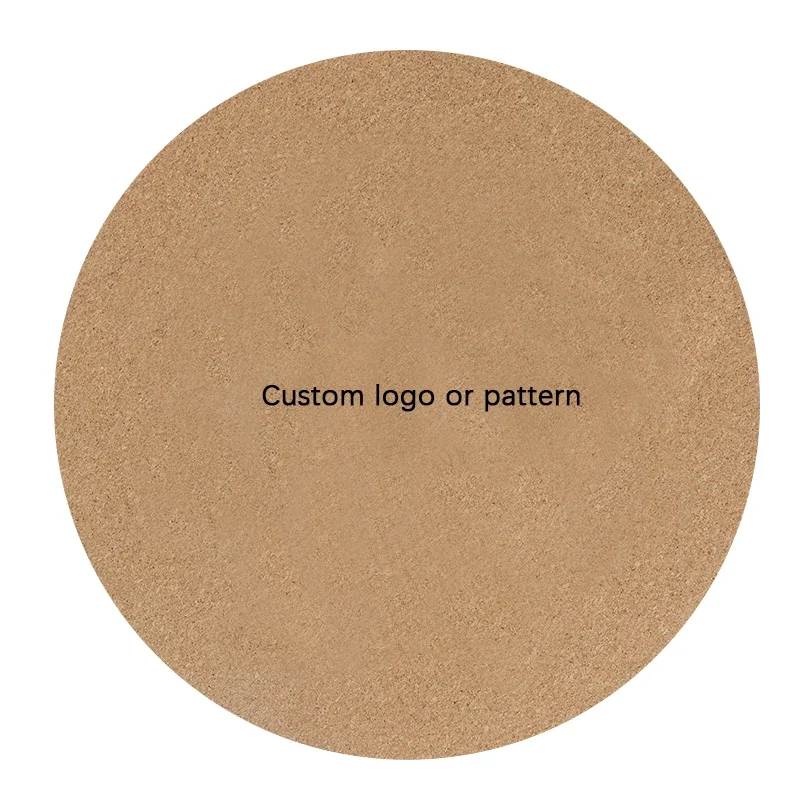 Premium Meditation 140cm 4.5mm Organic Non Toxic Natural Rubber Custom Large Round Circle Cork Yoga Mat