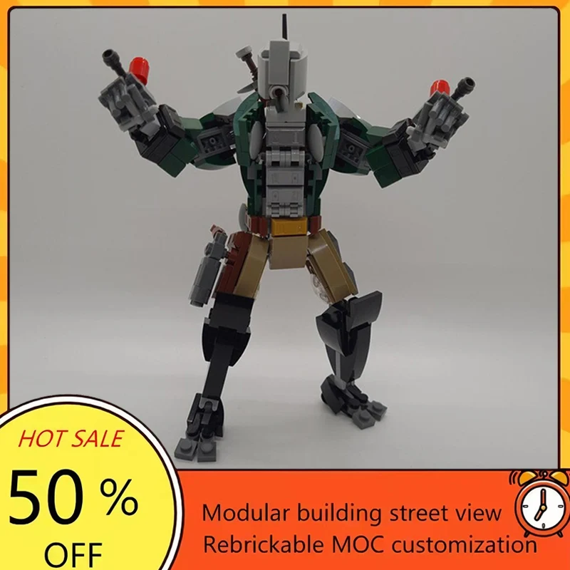

285PCS Popular Space War Movie Model MOC Building Bricks Battle Mech Modular Technology Gifts Holiday Assemble Children Toy Suit