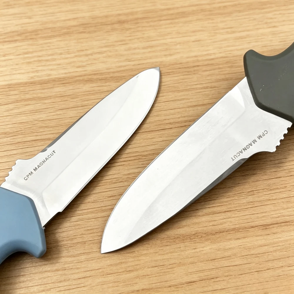 18040 سكاكين جيب بشفرة مسننة/ - مراجعة Bushcraft Knife Fixed وسعره