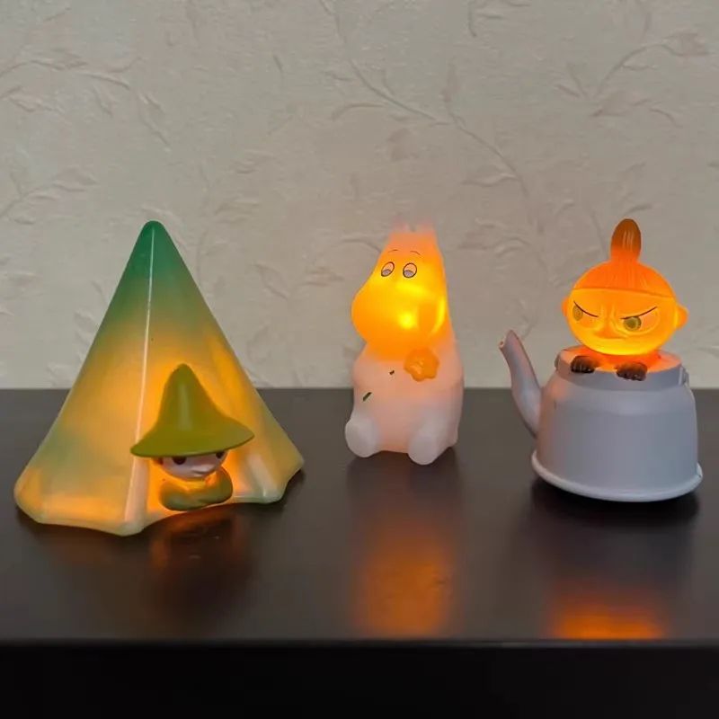 TOMY Original Gashapon Hide Seek ムーミン Anime Figure Toys For Kids Gift Collectible Model Ornaments