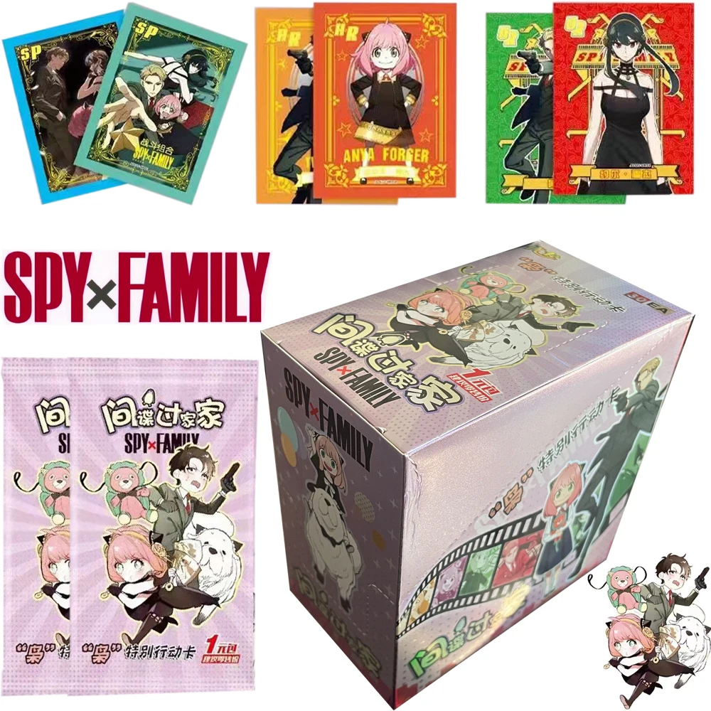 Wholesale YouKa SPY FAMILY Card Yor Forger Anya Forger Christmas Gift Rare Character Children's Toys Collection Card Game Card