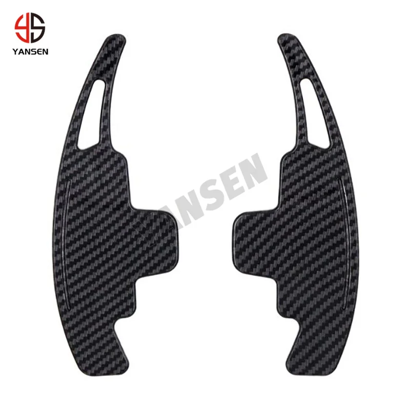 Schwarz Carbon Fiber Shift Paddle Für Mercedes Benz W205 W213 AMG CLS GLA GLC GLE GLK CLA45 C63 Innen Zubehör