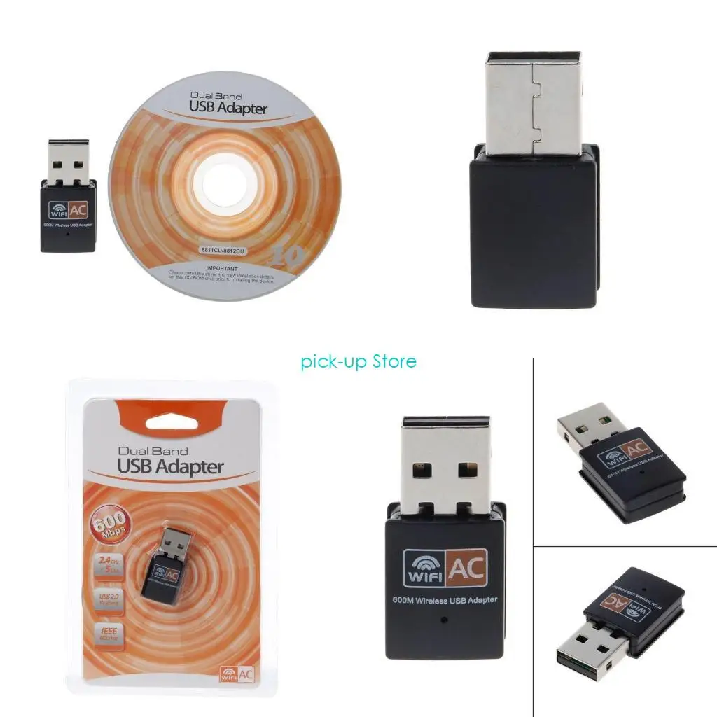 

Q5WA USB WiFi адаптер WLAN сетевая карта для 7 8 8,1 10 XP аксессуары для ТВ-приемника