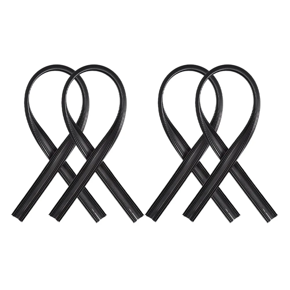 

4pcs Windshield Rubber Strip Frameless Wiper Blades Refills Replacement For All Car Models Windshield Wiper Blades Refills
