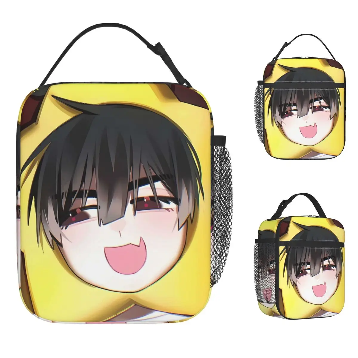 الغريبة المرحلة ميزي حتى إيفان حقيبة الغداء في الهواء الطلق نزهة علب الاغذية خمر طباعة أكياس الغداء الحرارية أكسفورد المحمولة سستة حقيبة للحفاظ على البرودة #1